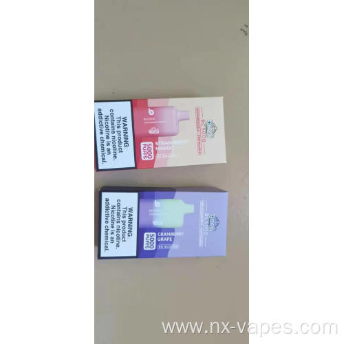 High Quality Disposable Vape Bang box 5000puffs